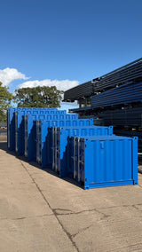New Mini Steel Storage Container – Blue
