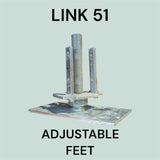 Link 51 Adjustable Pallet Racking Feet