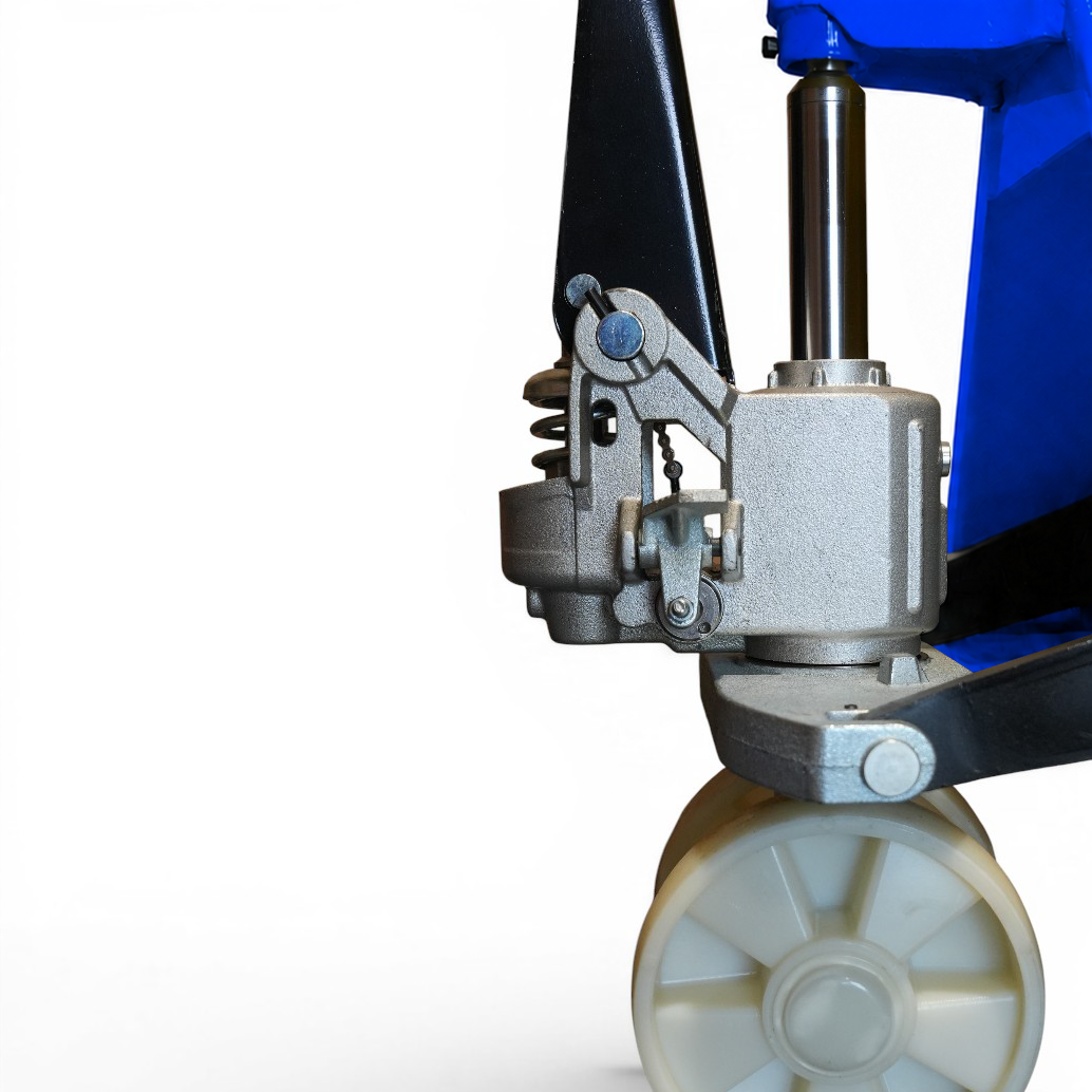 Heavy Duty Blue Pallet Truck 3000kg - Manual Pump Truck for Warehouse Use