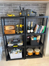 4 Teir Plastic Shelving