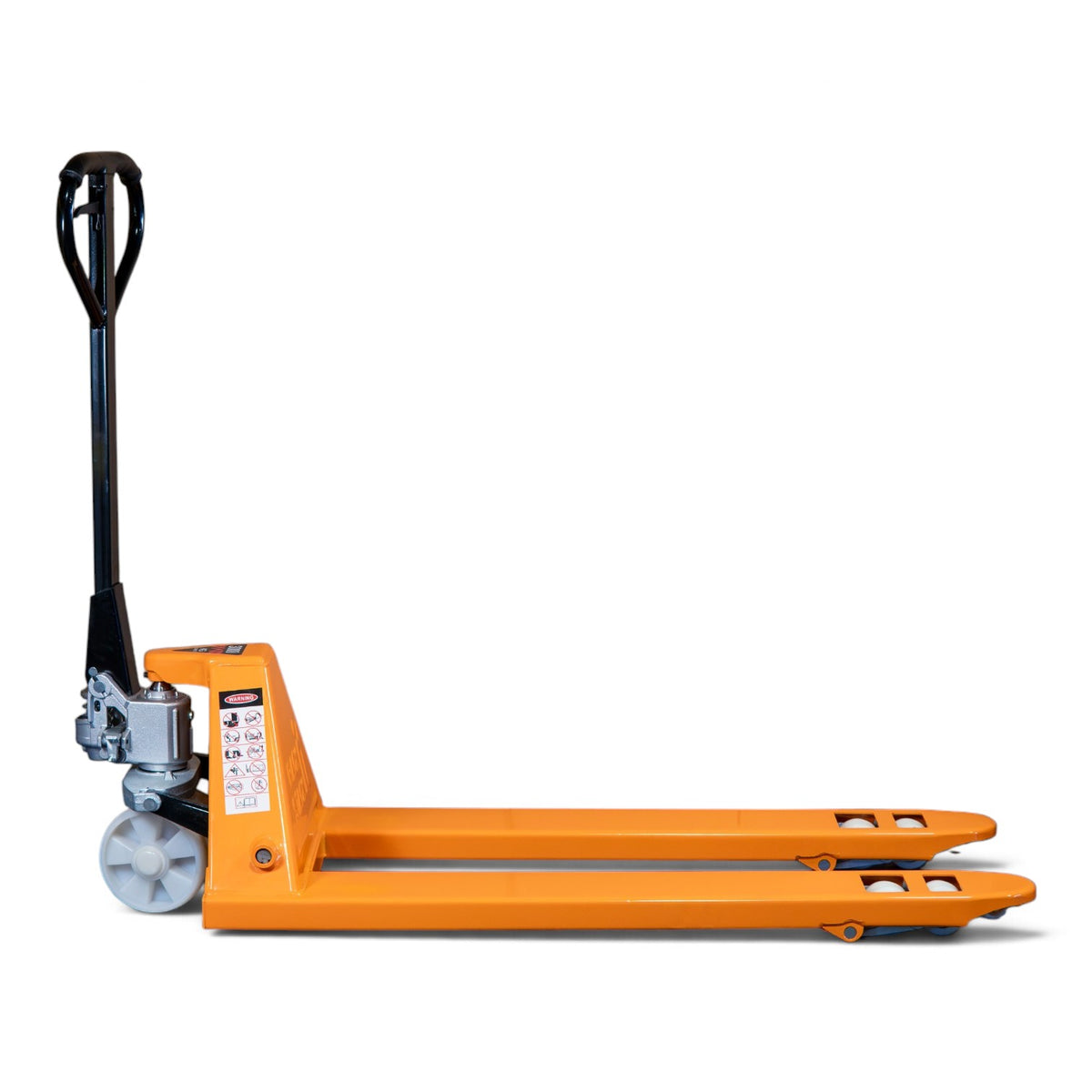3000kg Heavy Duty Orange Pallet Truck - Manual Pump Truck for Warehouse Use