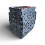 Heavy Duty Lidded 62 Litre Tote Boxes | Black | Pre-Owned