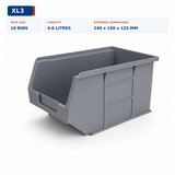 Stackable Lin Bins for Workshop & Warehouse Storage | Various Sizes