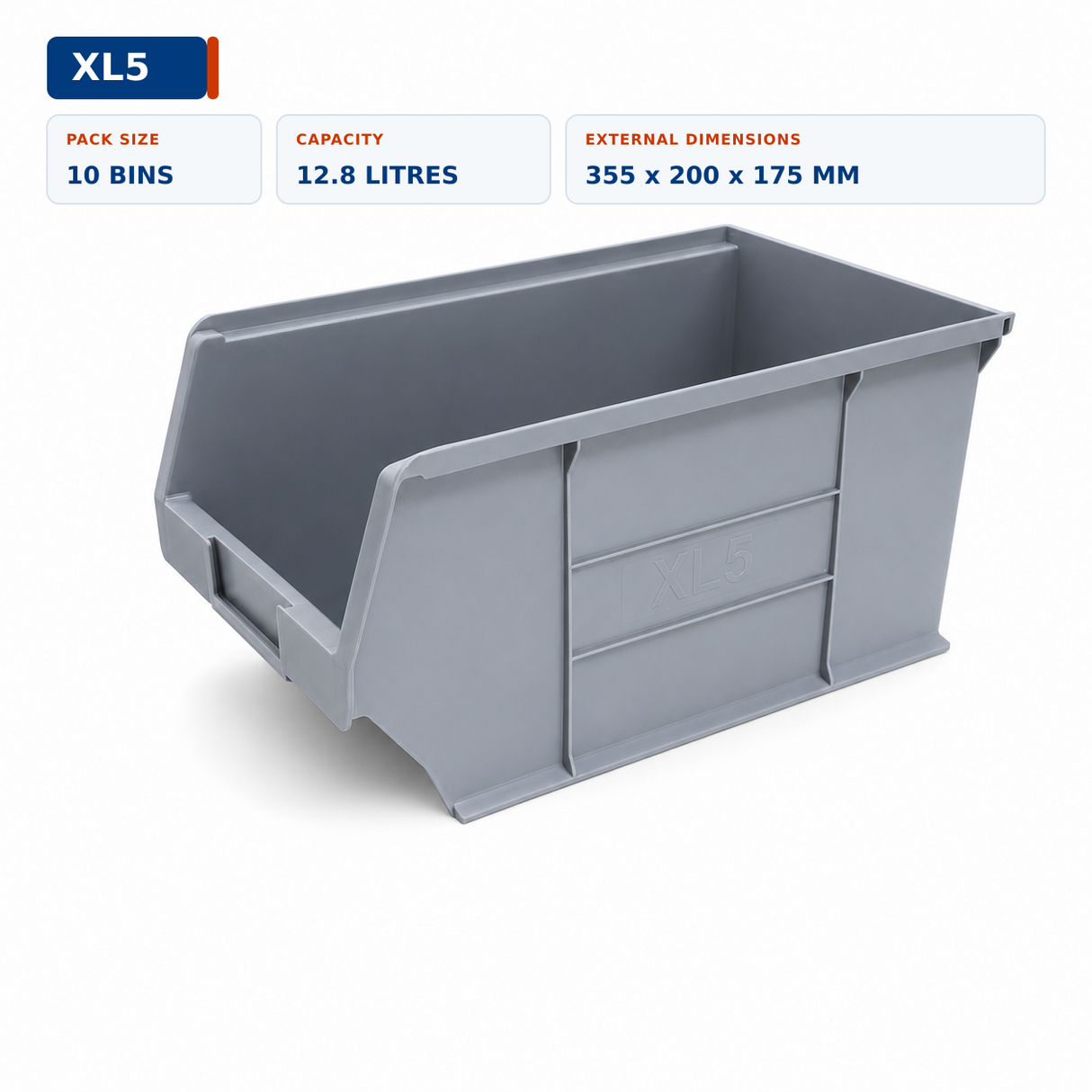 Stackable Lin Bins for Workshop & Warehouse Storage | Various Sizes