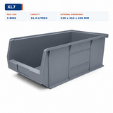 Stackable Lin Bins for Workshop & Warehouse Storage | Various Sizes