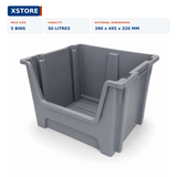Stackable Lin Bins for Workshop & Warehouse Storage | Various Sizes
