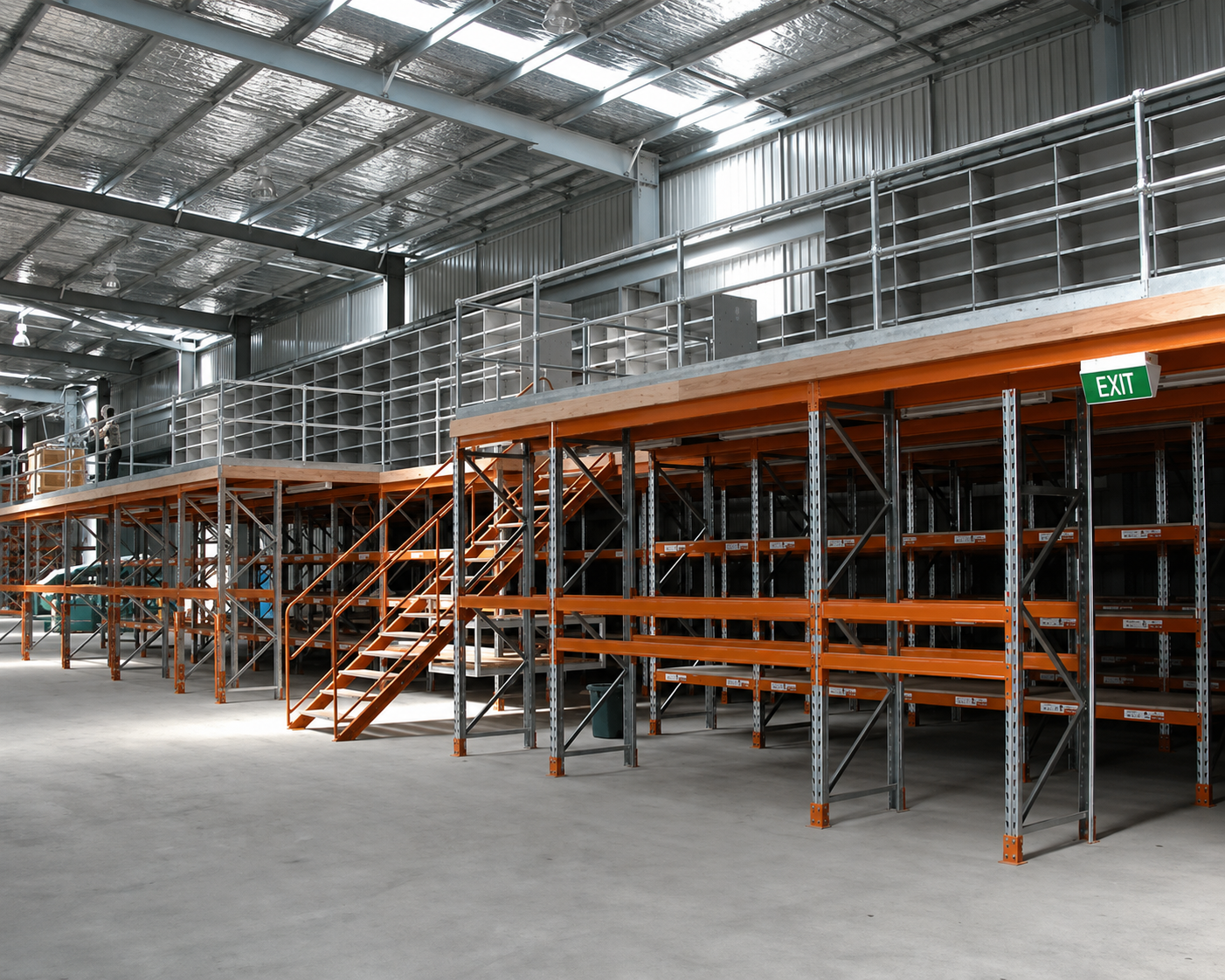 Rack Supported Structures installed in a warehouse