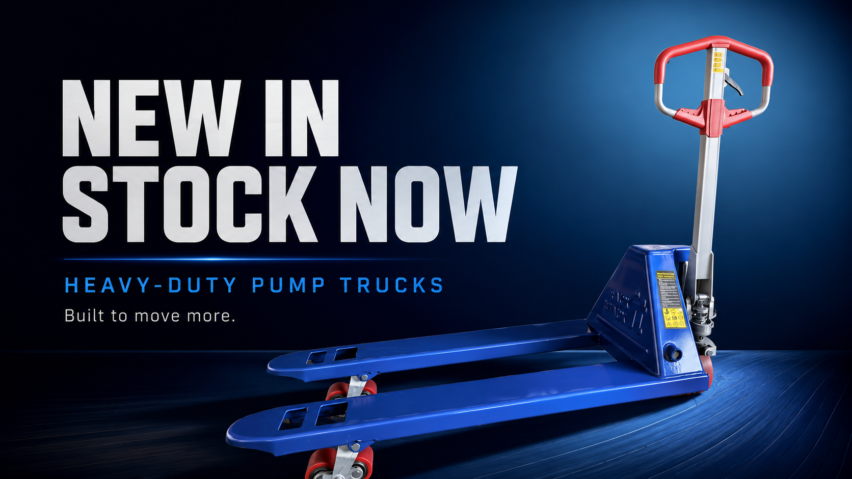 Pallet trucks for warehouse and material handling